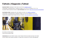 Desktop Screenshot of faltvelos.ch